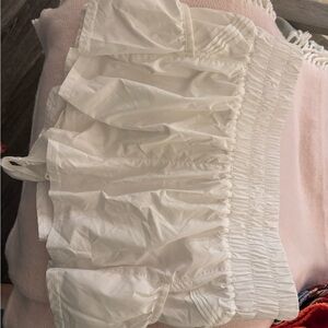 FP Movement by Free People White Athletic Shorts - Get Your Flirt On Shorts